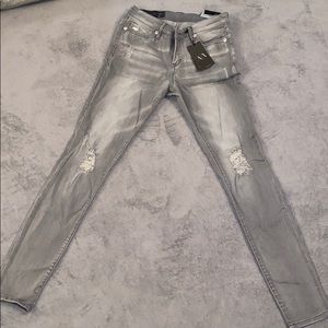 Armani Exchange skinny jeans in grey (gray)